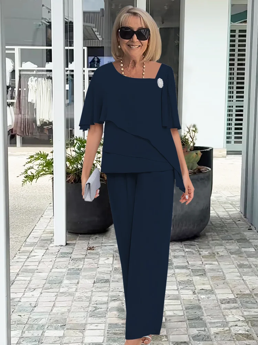 Elizabeth | Set elegante da donna composto da due pezzi con pantaloni