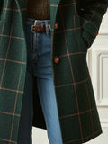 Cappotto a quadri in lana di Jennifer
