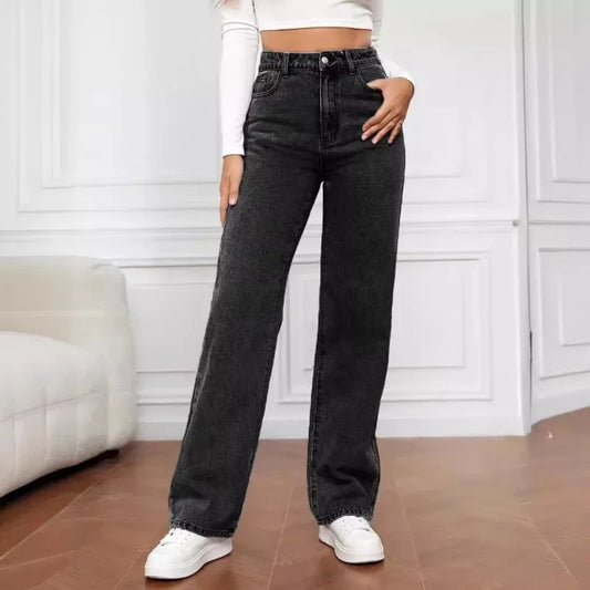 Mia | Jeans da donna a vita alta e gamba larga