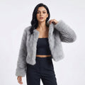 Mia | Cardigan corto da donna in pelliccia sintetica