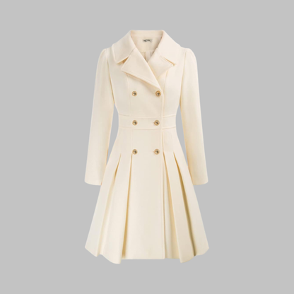 Dami - Elegante cappotto a maniche lunghe con doppio bottone