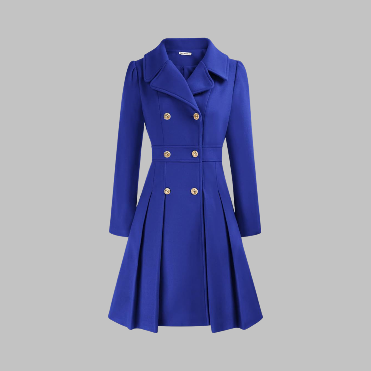 Dami - Elegante cappotto a maniche lunghe con doppio bottone