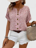 Sabine - Elegante top estivo a fiori