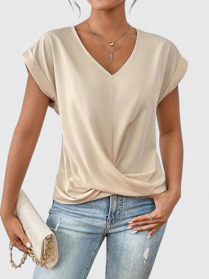 Mahrianne | Comodo top con scollo a V