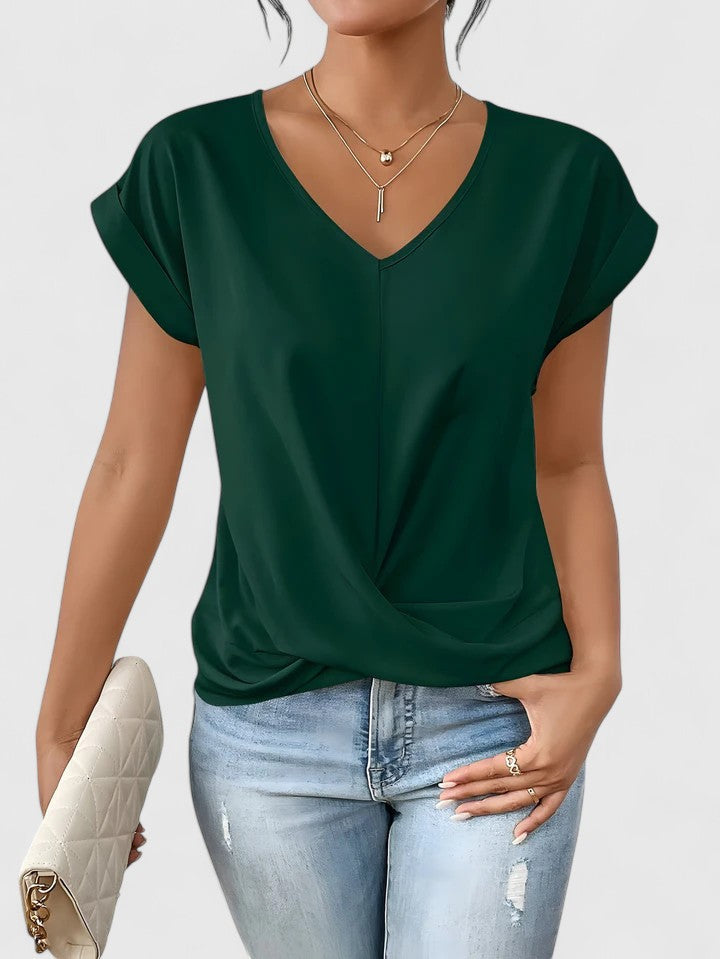 Mahrianne | Comodo top con scollo a V