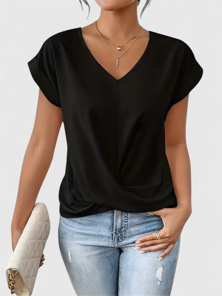 Mahrianne | Comodo top con scollo a V