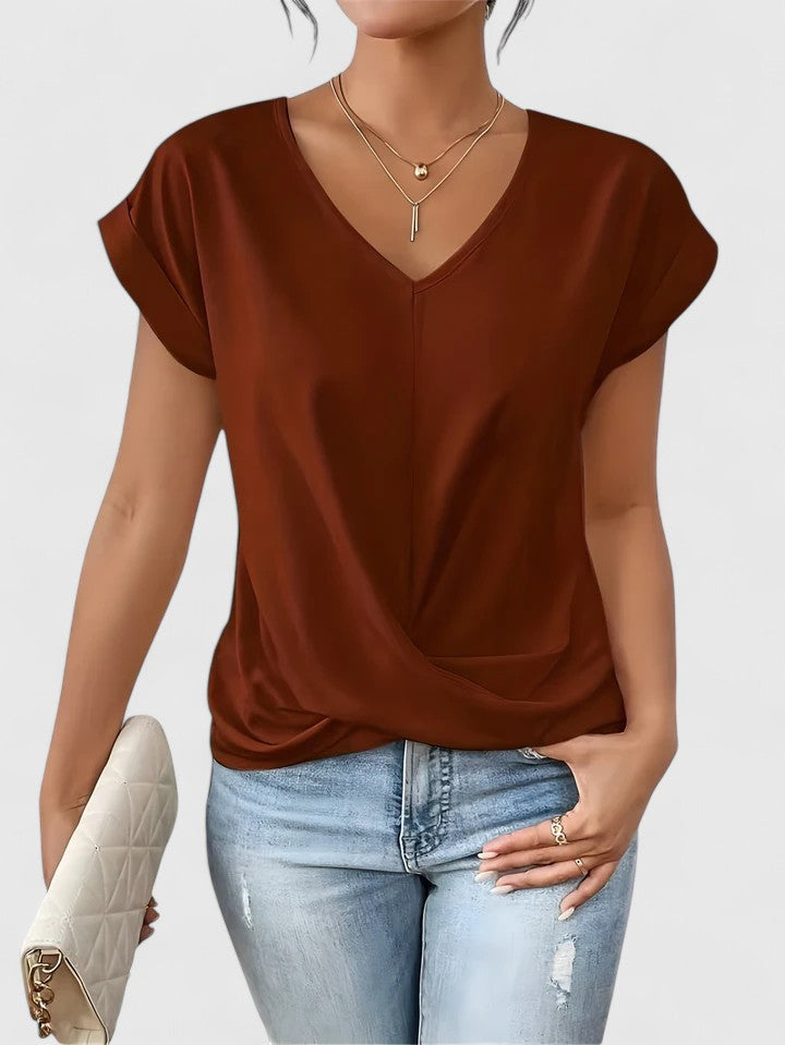 Mahrianne | Comodo top con scollo a V
