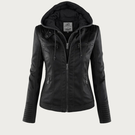 Flavia | Giacca in pelle robusta ed elegante