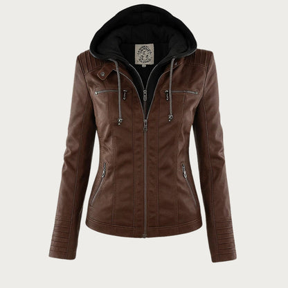 Flavia | Giacca in pelle robusta ed elegante