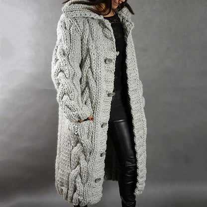 Karina | Cappotto elegante e avvolgente che copre la pancia