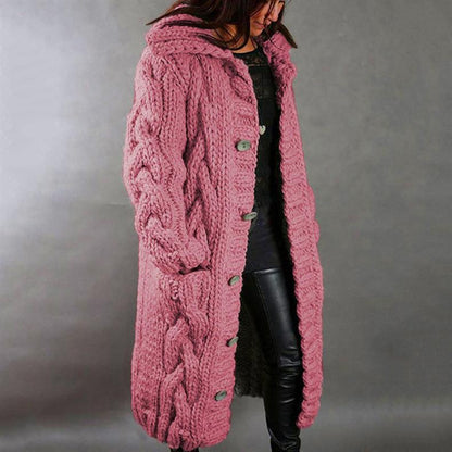 Karina | Cappotto elegante e avvolgente che copre la pancia