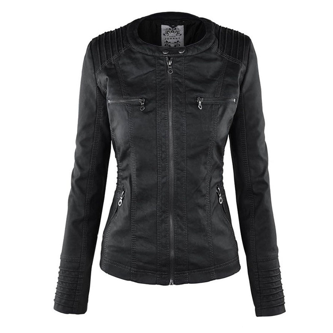 Flavia | Giacca in pelle robusta ed elegante