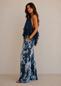 Élise | Completo elegante e leggero con top fluido e pantaloni larghi