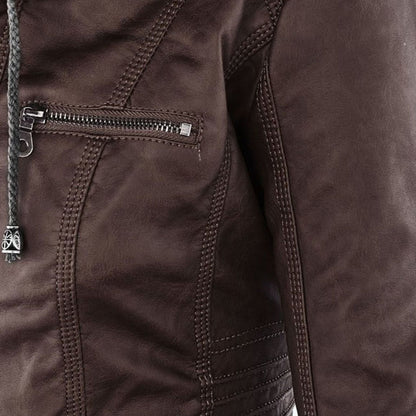 Flavia | Giacca in pelle robusta ed elegante