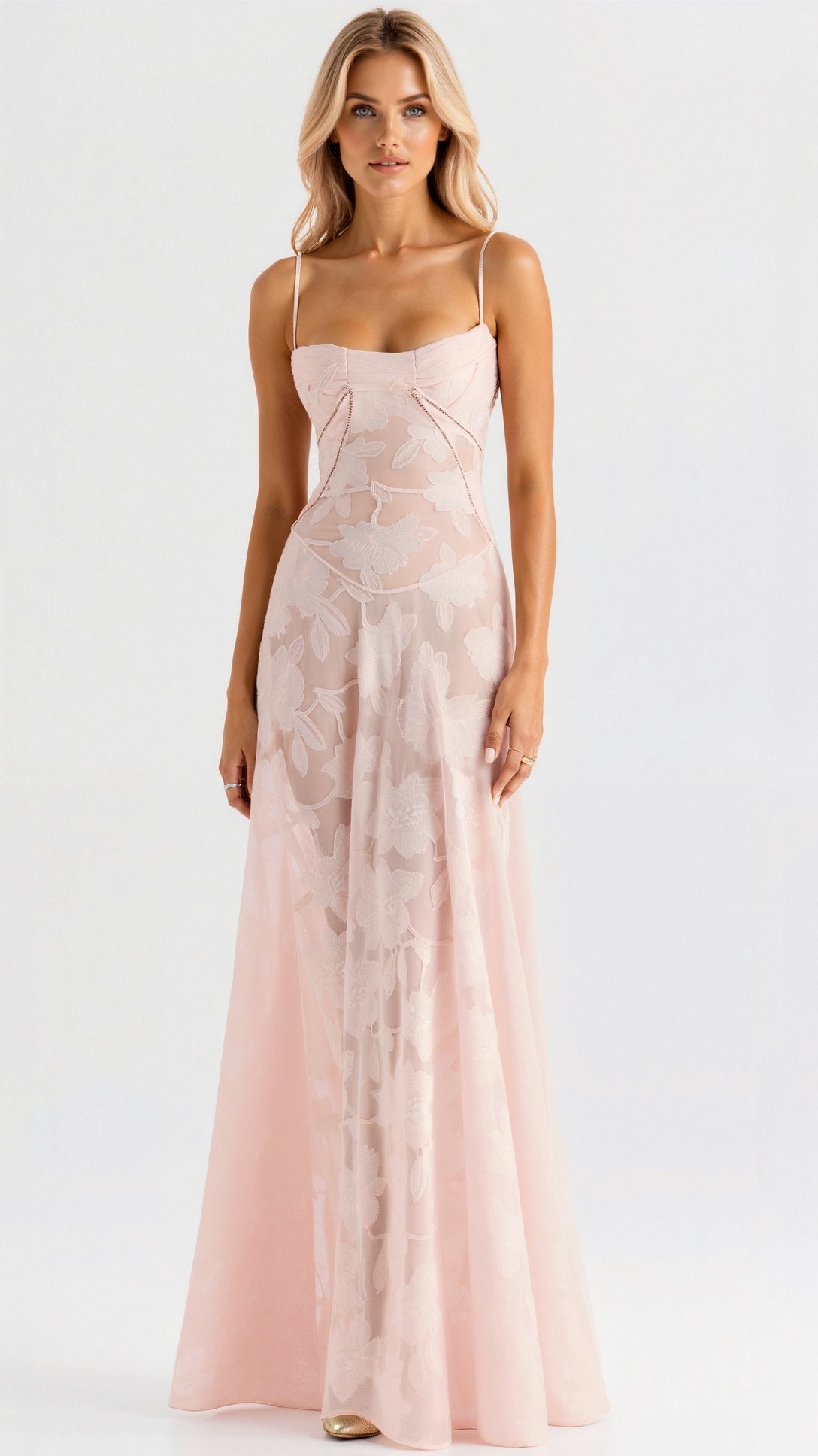 Lauren | Abito da cerimonia da donna, modello bustier lungo