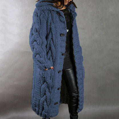 Karina | Cappotto elegante e avvolgente che copre la pancia