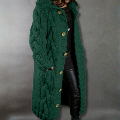 Karina | Cappotto elegante e avvolgente che copre la pancia