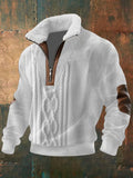 Camicia con collo alto e fodera