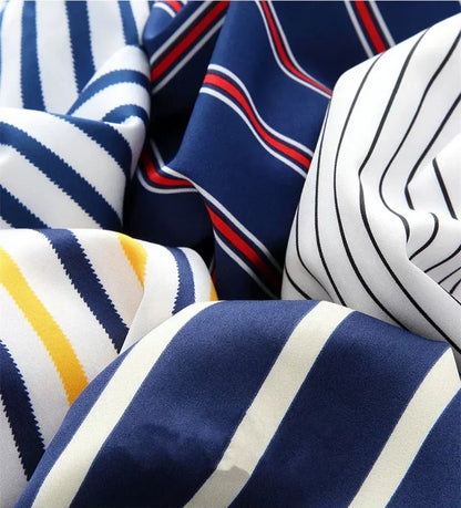Jermaine | Camicia in cotone a righe dal taglio morbido