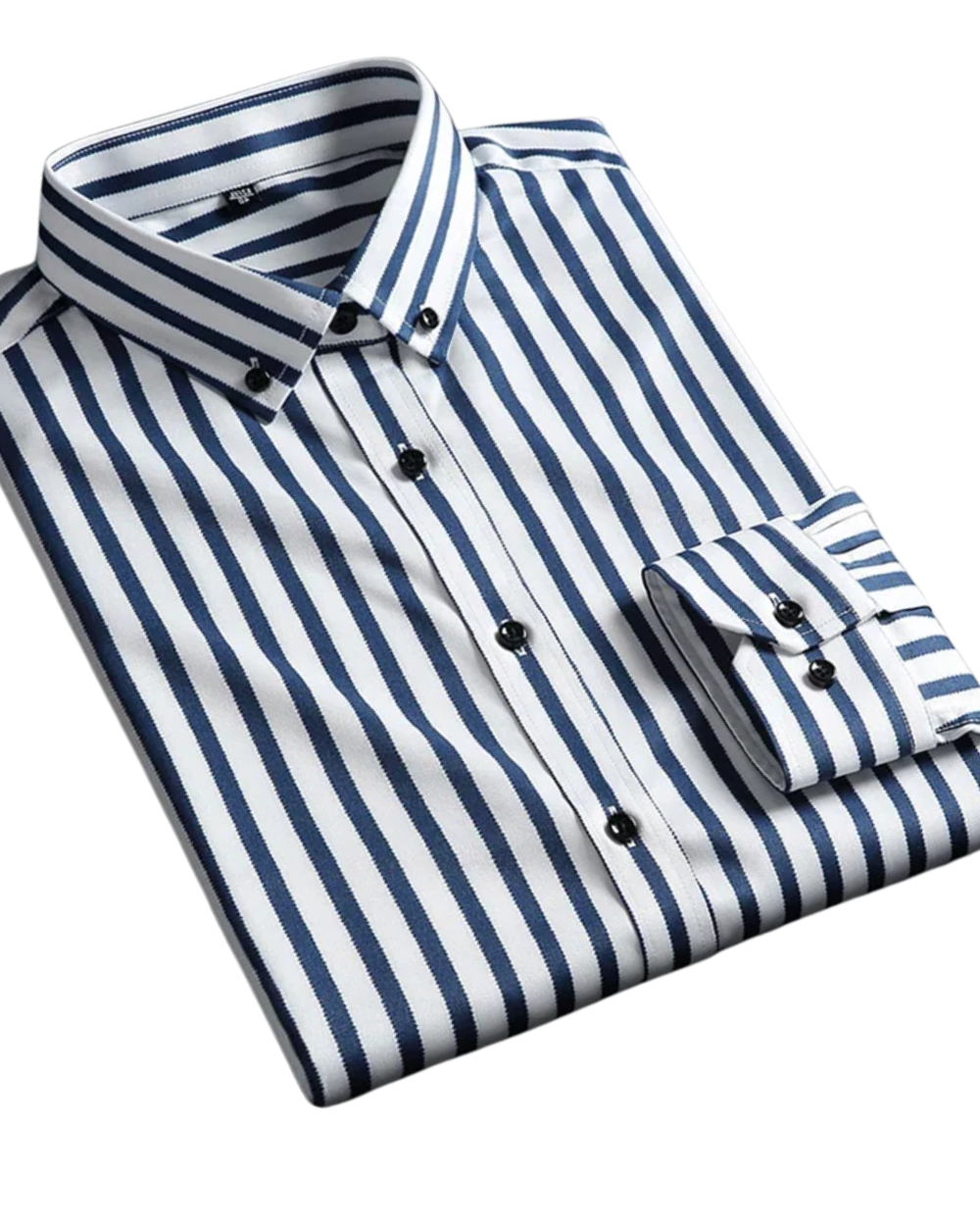 Jermaine | Camicia in cotone a righe dal taglio morbido