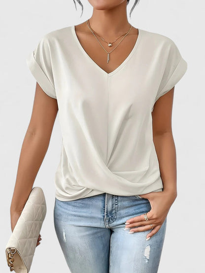 Mahrianne | Comodo top con scollo a V
