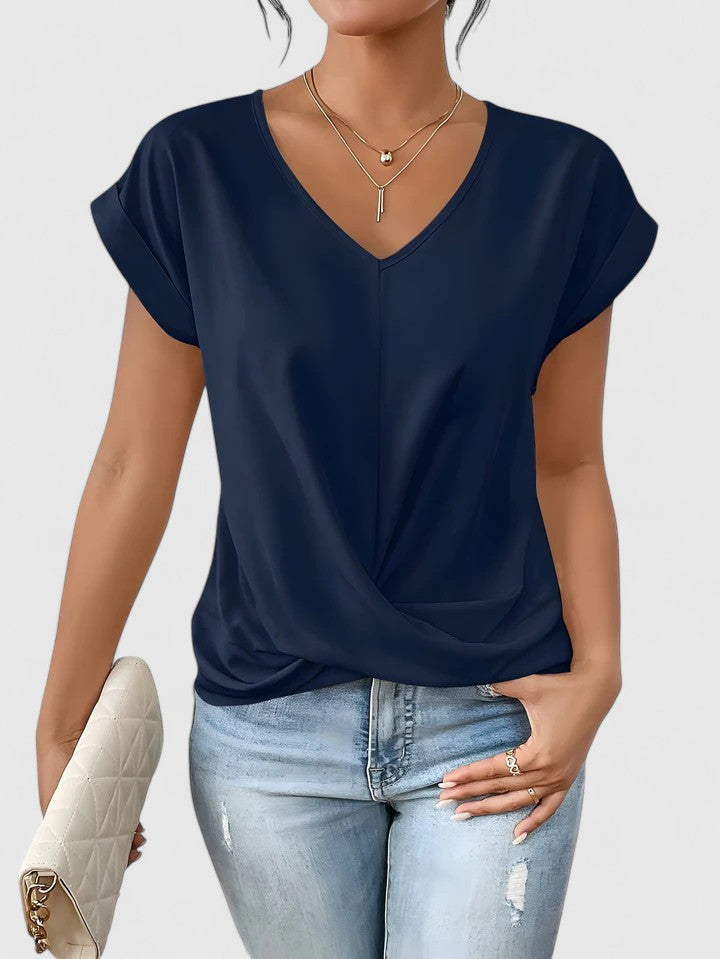 Mahrianne | Comodo top con scollo a V