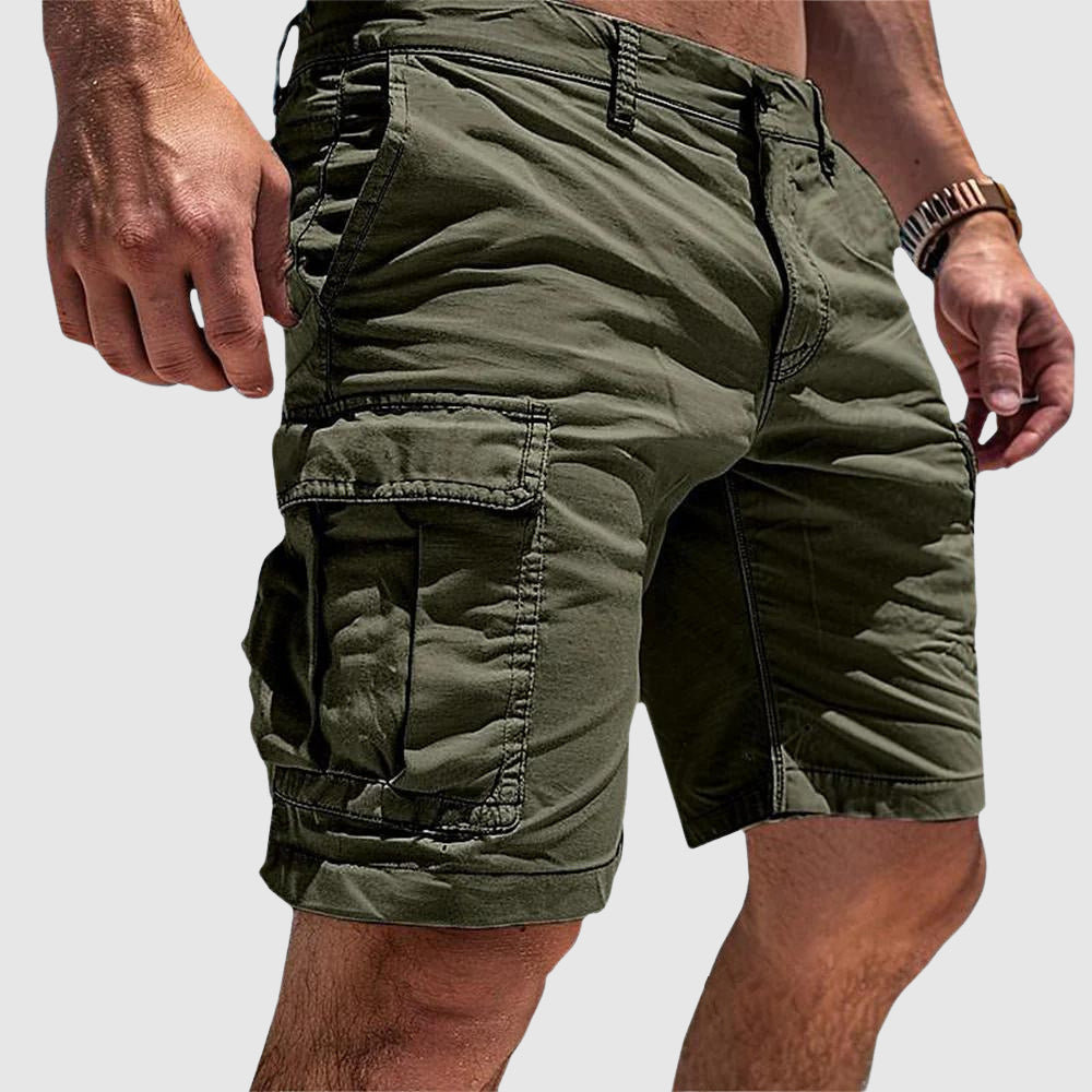 Charles | Pantaloncini casual da uomo con tasche cargo, lunghezza al ginocchio