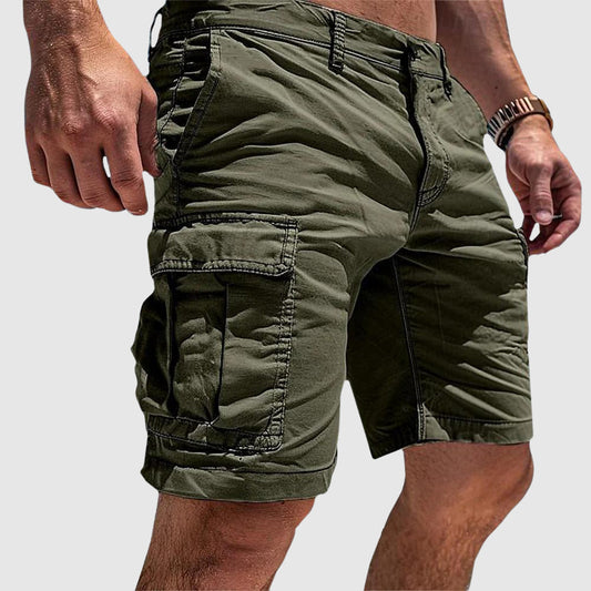 Charles | Pantaloncini casual da uomo con tasche cargo, lunghezza al ginocchio
