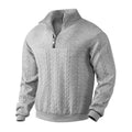 Alexander | Maglione da uomo a trecce con zip a un quarto