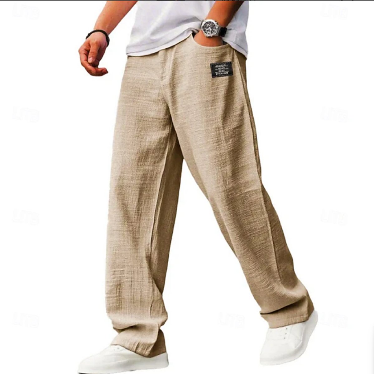 Henry | Pantaloni casual da uomo dal taglio morbido, leggeri e a gamba larga