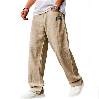 Henry | Pantaloni casual da uomo dal taglio morbido, leggeri e a gamba larga