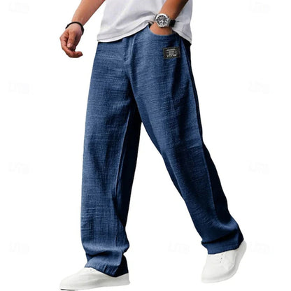 Henry | Pantaloni casual da uomo dal taglio morbido, leggeri e a gamba larga