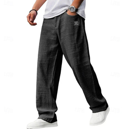 Henry | Pantaloni casual da uomo dal taglio morbido, leggeri e a gamba larga