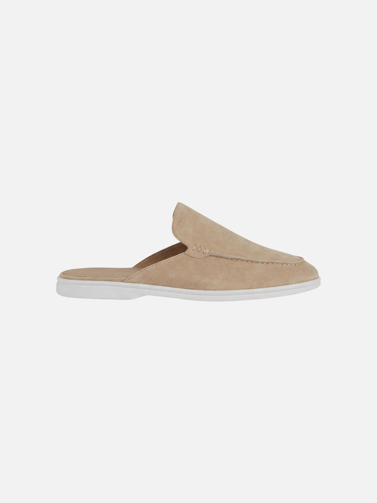 Elijah | Mules da uomo senza lacci, con tallone aperto e dettagli cuciti, stile casual