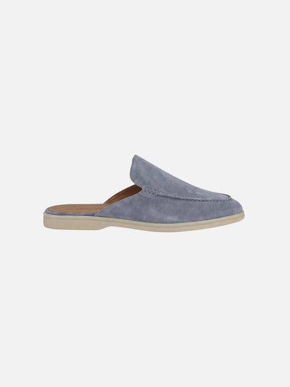 Elijah | Mules da uomo senza lacci, con tallone aperto e dettagli cuciti, stile casual