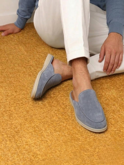 Elijah | Mules da uomo senza lacci, con tallone aperto e dettagli cuciti, stile casual