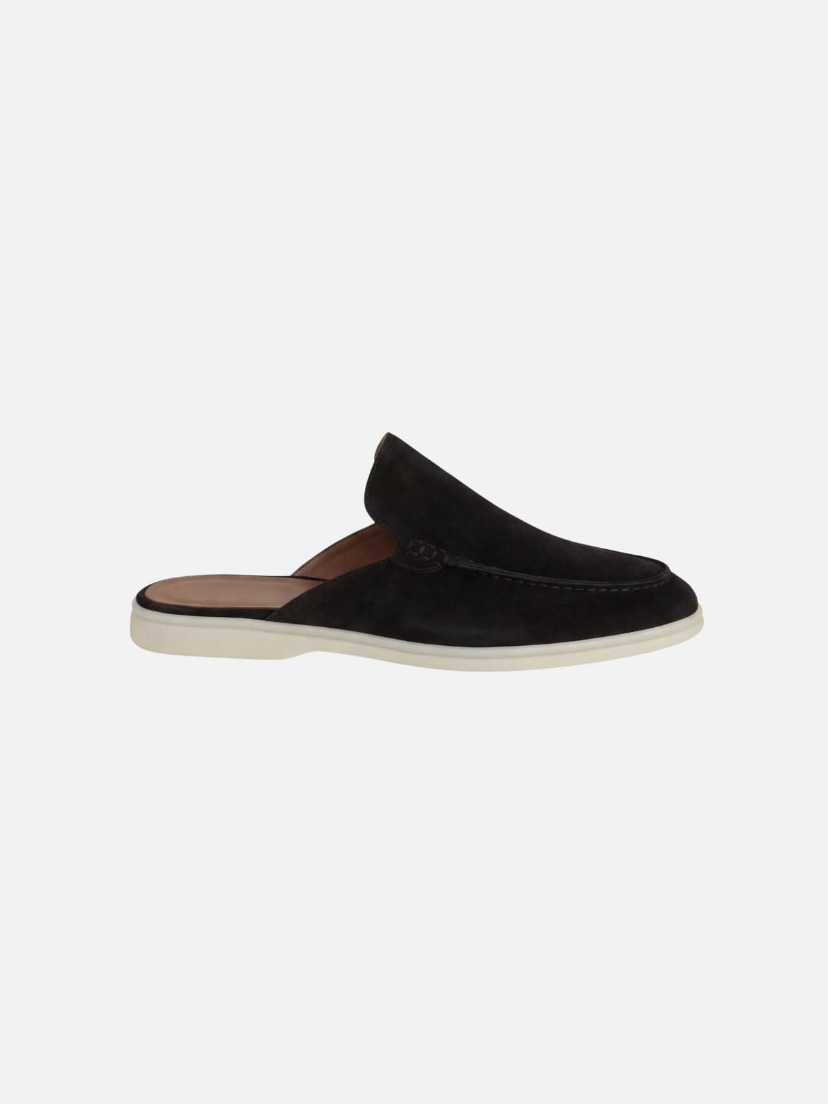 Elijah | Mules da uomo senza lacci, con tallone aperto e dettagli cuciti, stile casual