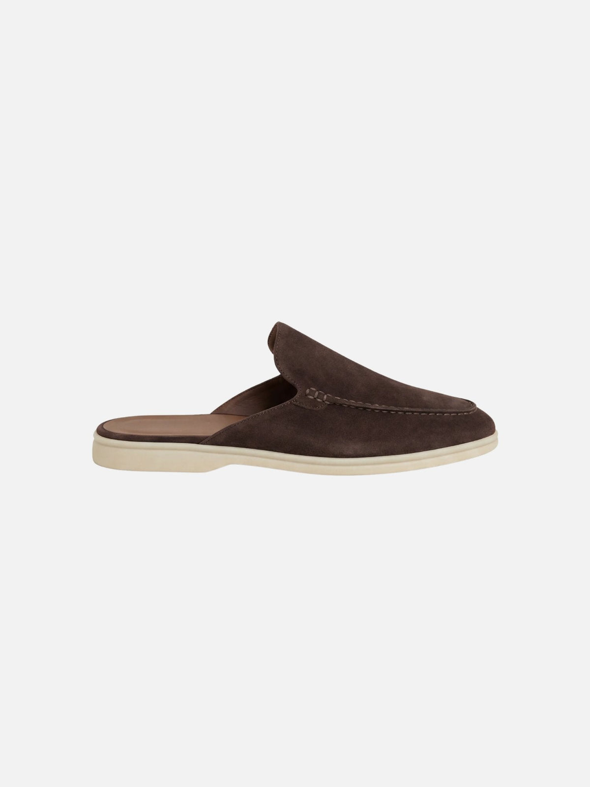 Elijah | Mules da uomo senza lacci, con tallone aperto e dettagli cuciti, stile casual