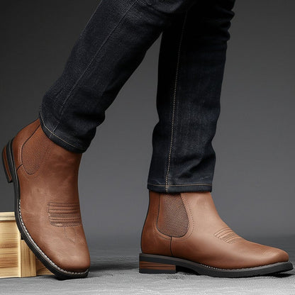 Daniel | Stivaletti da uomo in stile western, modello Chelsea, senza lacci