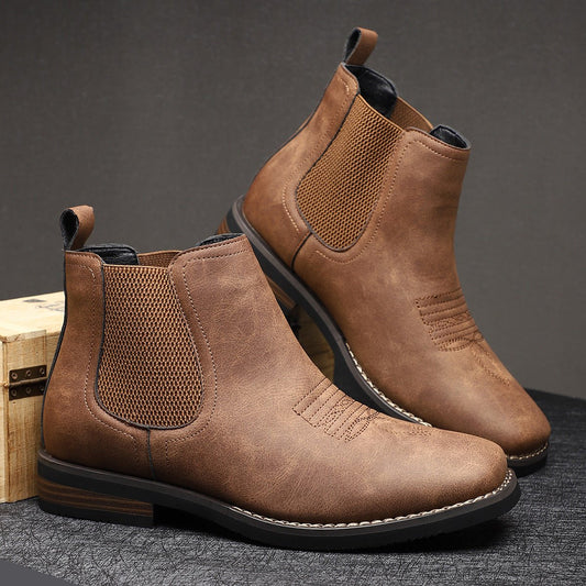 Daniel | Stivaletti da uomo in stile western, modello Chelsea, senza lacci