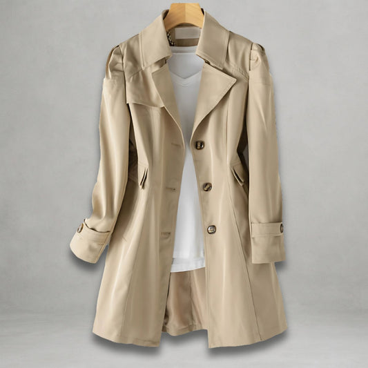 Scarlett | Trench classico da donna a un rigo con revers a notch