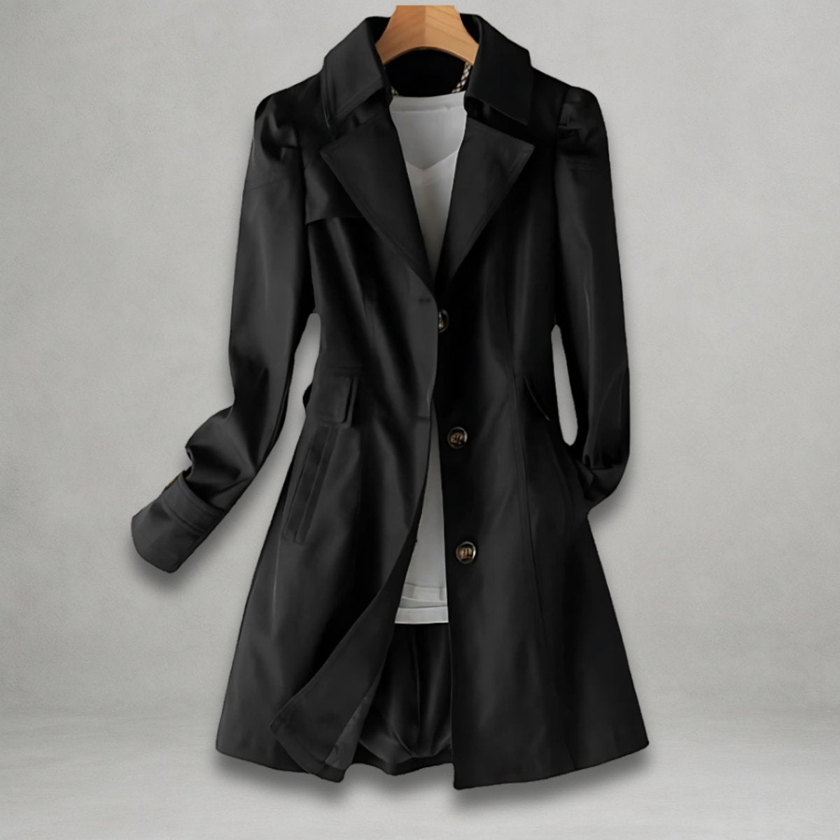 Scarlett | Trench classico da donna a un rigo con revers a notch