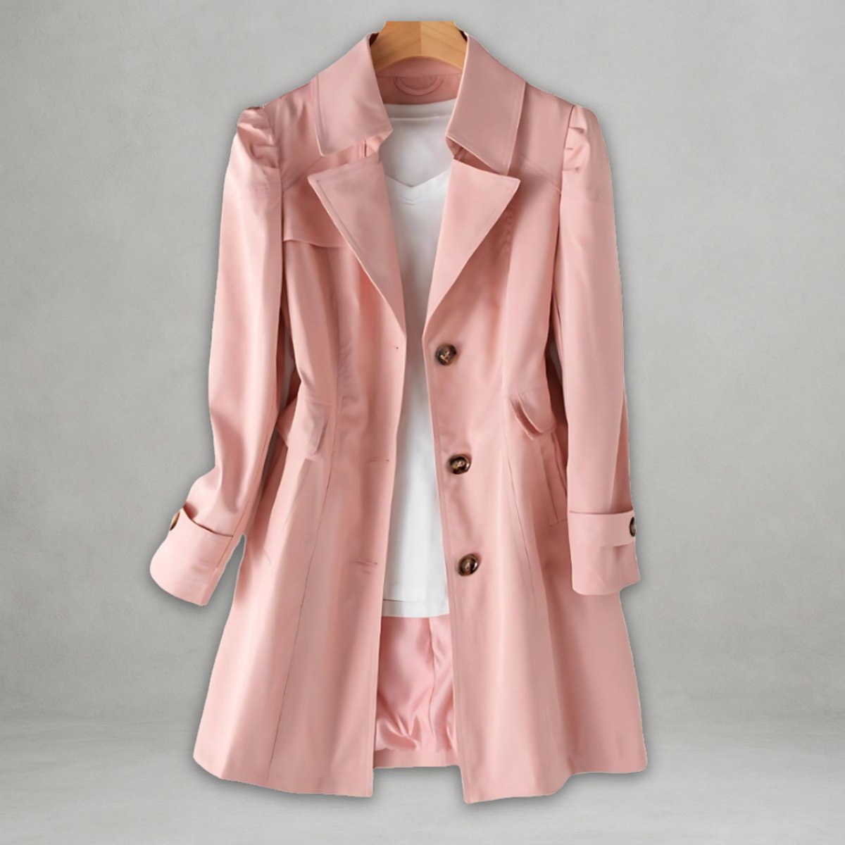 Scarlett | Trench classico da donna a un rigo con revers a notch